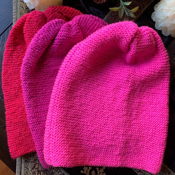 100% handmade Soft wool slouchy convertible Hat/beanie - Picture 6 of 12